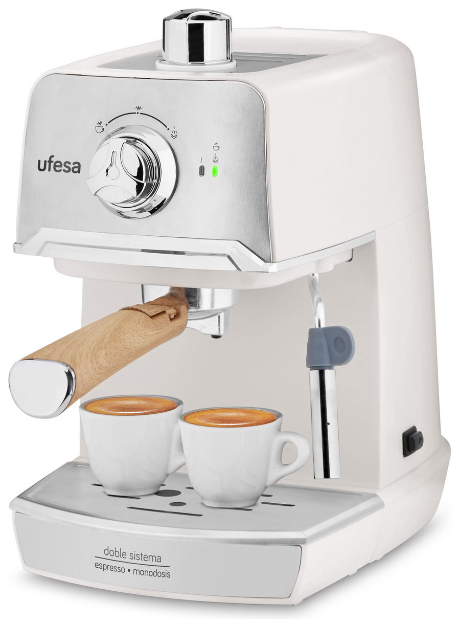 Кофеварка Ufesa CE7238 Cream (71704959) кнопка приготовления кофе jura 2 чашки серебристая 66925