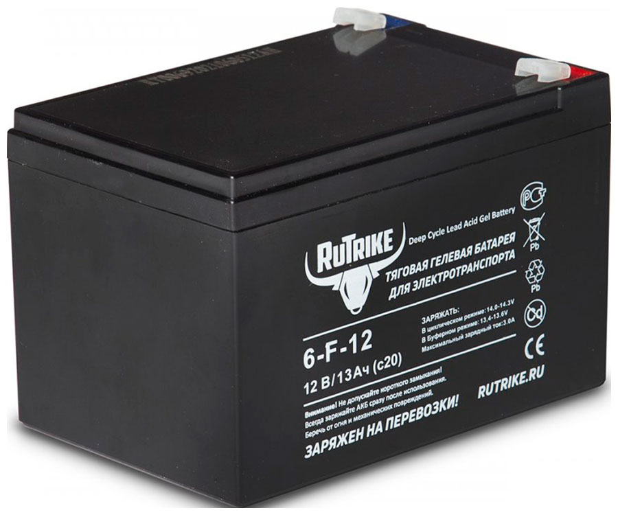Изображение товара Тяговый аккумулятор Rutrike 6-F-12 (12V13A/H C20)