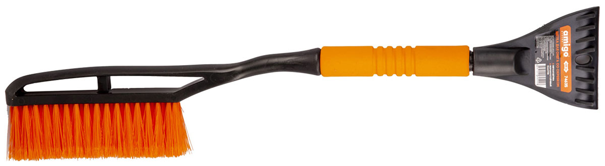 Изображение товара Щетка-сметка для уборки снега Amigo 635 мм, черный 74635