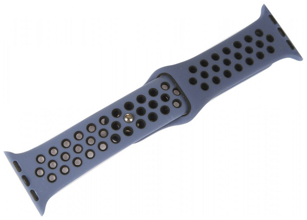 цена Ремешок для смарт-часов mObility для Apple watch - 42-44 mm, mObility, синий, Дизайн 1 УТ000018904
