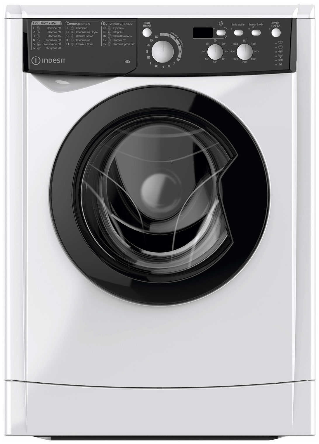 Стиральная машина Indesit EWUD 4105 BK CIS стиральная машина indesit iwud 4105 белый