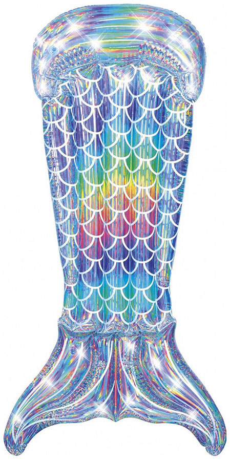 

Надувной матрас BestWay Радужный хвост русалки 193х101см 43413, Разноцветный