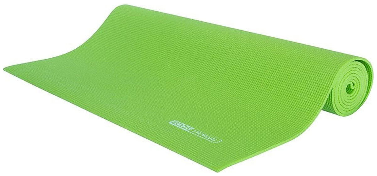 Изображение товара Коврик для йоги Ecos из PVC 173x61x0,4см зеленый