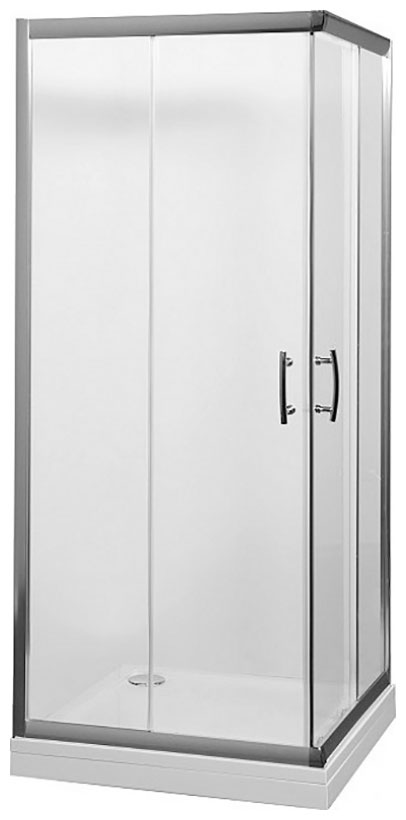 Изображение товара Душевой уголок Aquanet Alfa Cube NAA1142 100x100, прозрачное стекло