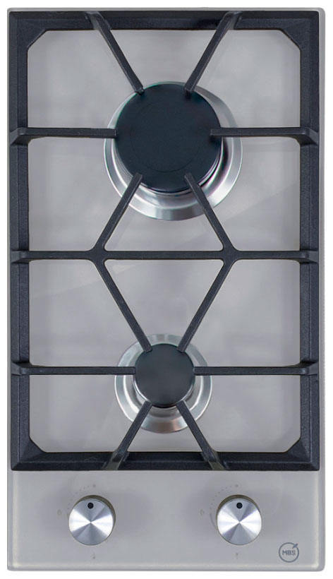 Изображение товара Газовая варочная панель MBS PG-306 с двумя конфорками в стильном дизайне
