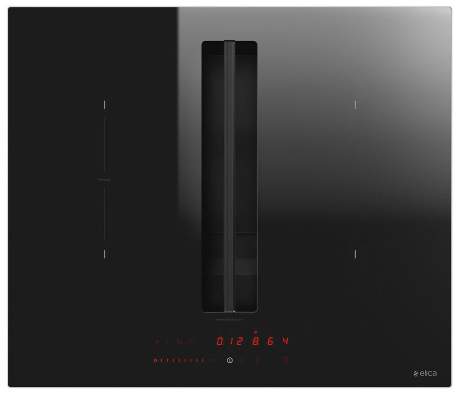 Изображение товара Индукционная варочная панель со встроенной вытяжкой Elica NIKOLATESLA FIT BL/A/72