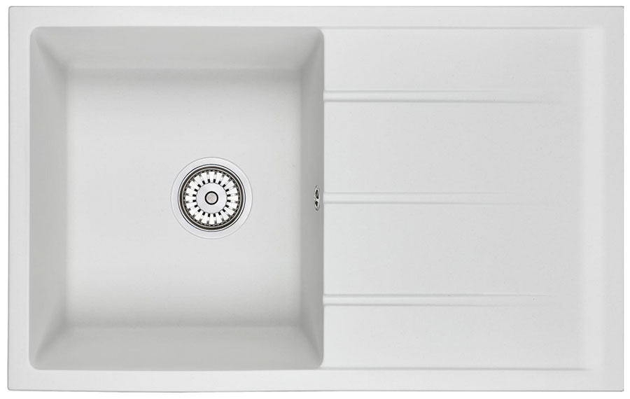 Изображение товара Кухонная мойка Emar EMQ-1800.Q Агат с крылом прямоугольная Россия