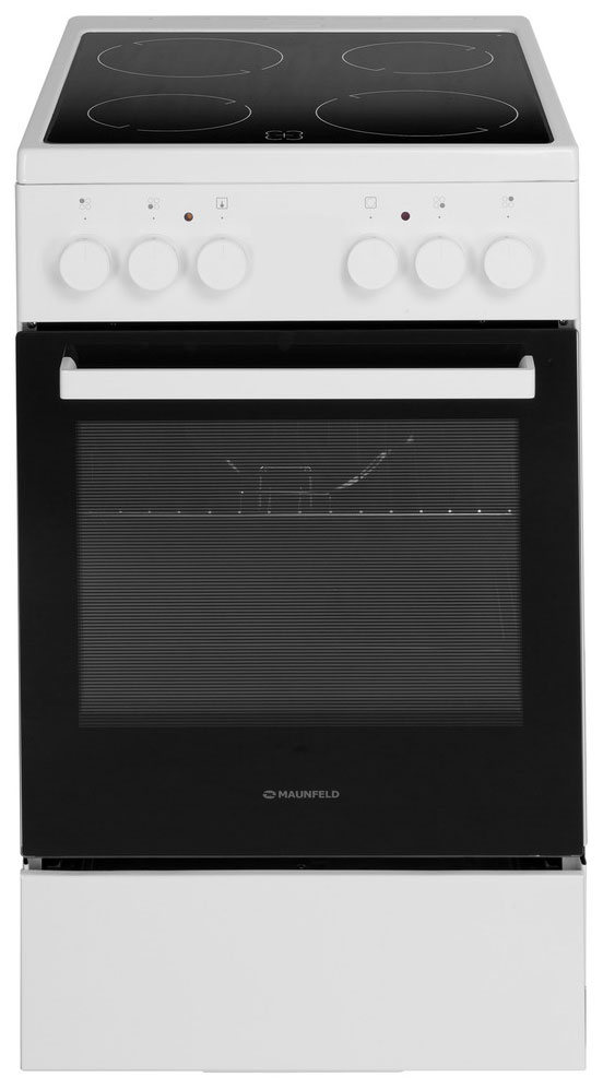 Изображение товара Электроплита Maunfeld MEC55CW07 с духовкой и стеклокерамической поверхностью