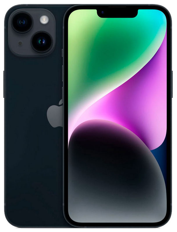 Изображение товара Apple iPhone 14 128Gb темная ночь + гарантия 1 год