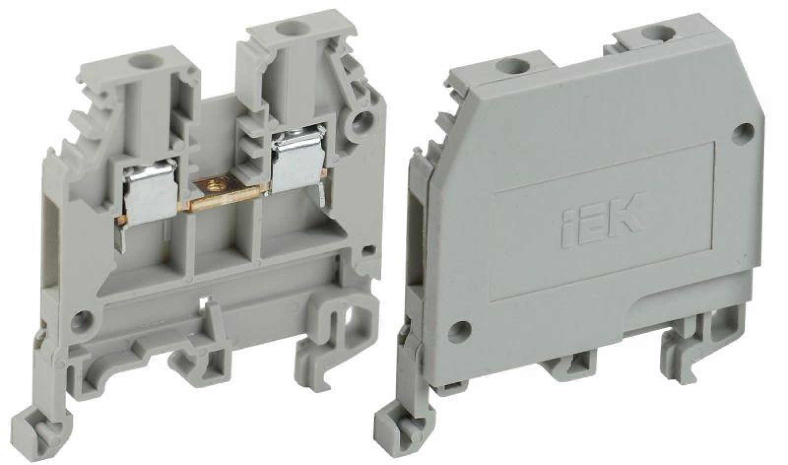 Изображение товара Изделия для электромонтажа IEK Зажим наборный ЗНИ-2.5кв.мм (JXB24А) сер.