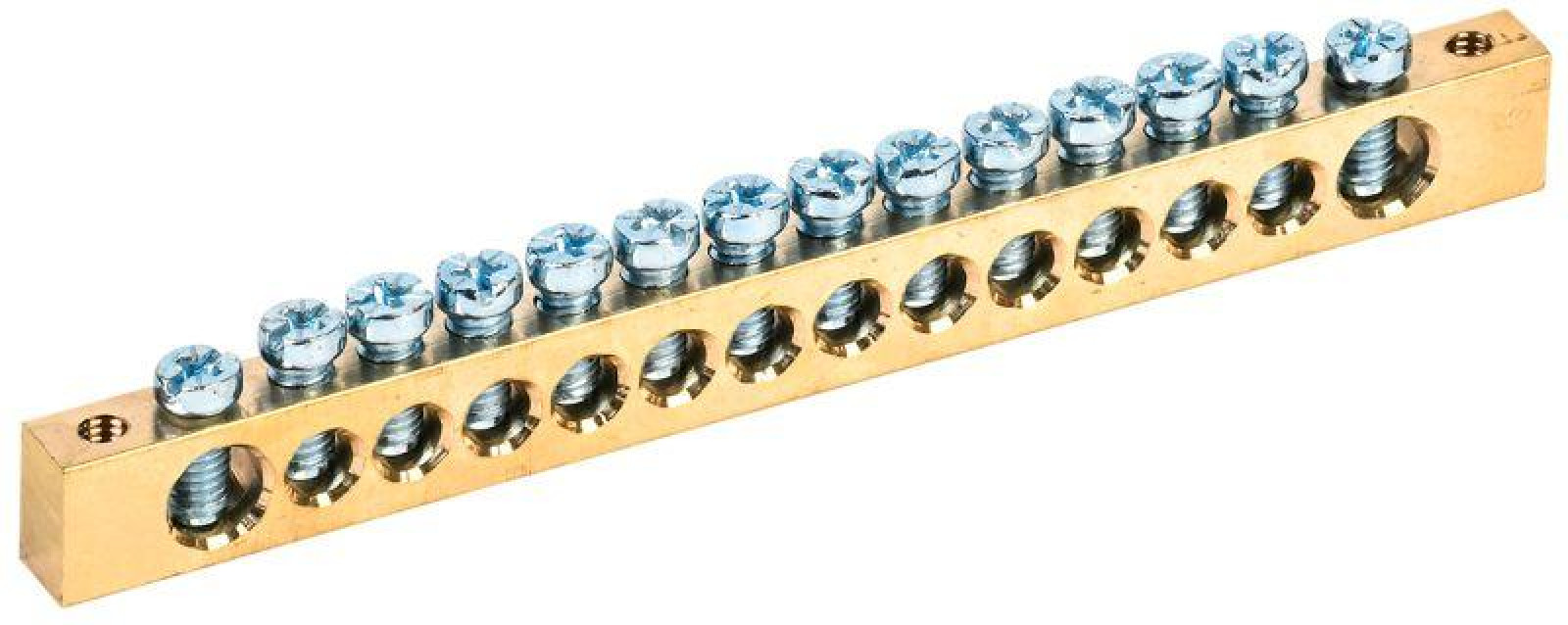 Изображение товара Изделия для электромонтажа IEK Шина PEN земля-ноль 8x12мм 14/2