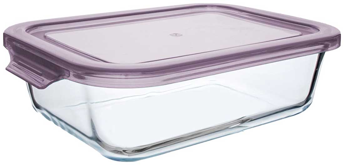 

Контейнер для продуктов TalleR TR-38108 1520мл прямоугольный, Прозрачный/фиолетовый