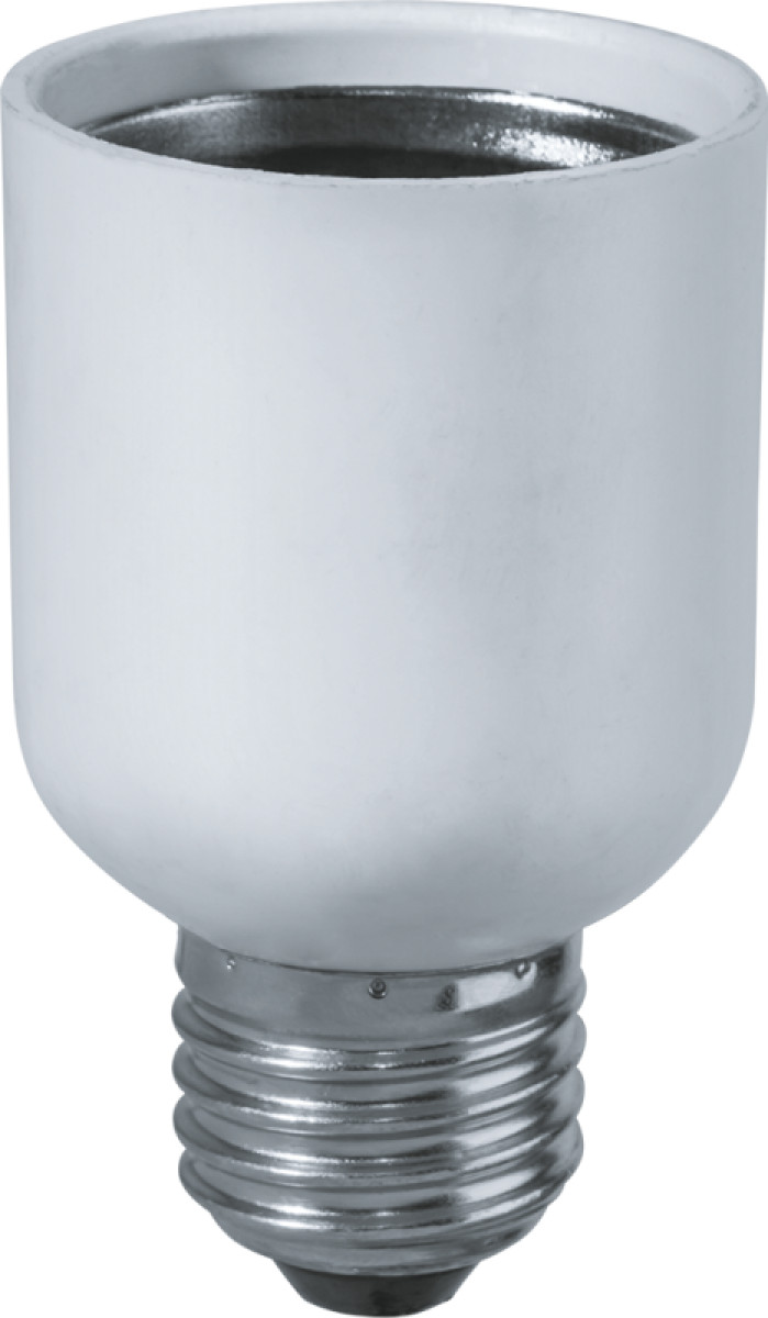 Изображение товара Патрон-переходник Navigator E27 на E40 для освещения 1 год гарантии