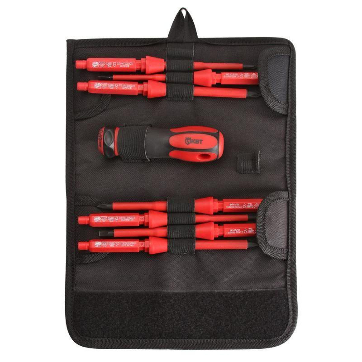 Изображение товара Набор диэлектрических отверток КВТ НИО-1107 61949 с эргономичной рукояткой