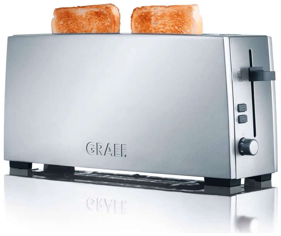 

Тостер Graef TO 90 silber, Серебристый
