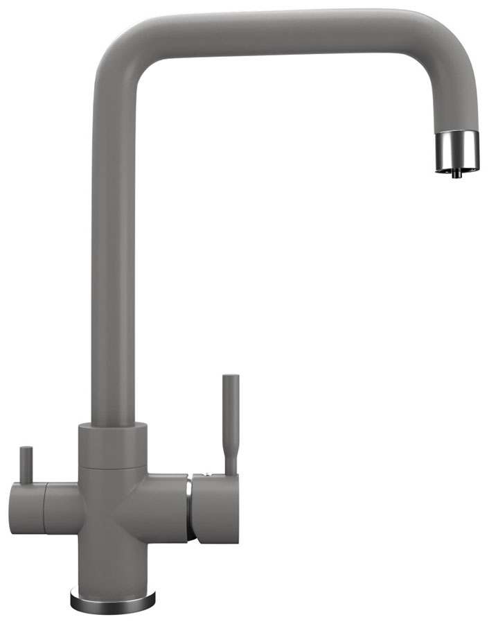 Изображение товара Смеситель для кухни Ulgran UQ-019 асфальт с фильтром и поворотным изливом