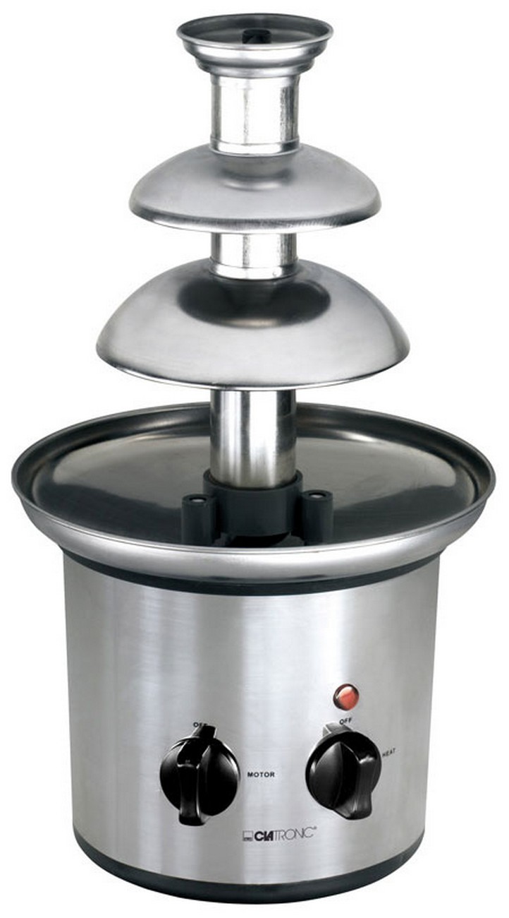 Изображение товара Электрофондю Clatronic SKB 3248 - шоколадный фонтан из нержавеющей стали