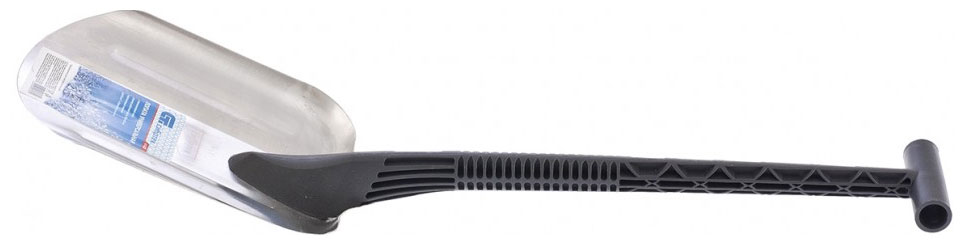 Изображение товара Универсальная совковая лопата Сибртех 61622 с алюминиевым лезвием и нейлоновым черенком