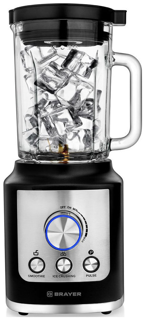Изображение товара Стационарный блендер Brayer BR1200 мощность 1600 Вт стеклянный кувшин 1.8 л