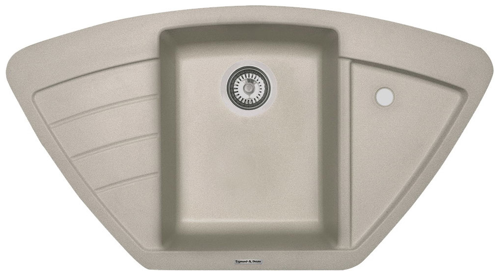 Изображение товара Кухонная мойка Zigmund Shtain ECKIG 900 из искусственного гранита с крылом