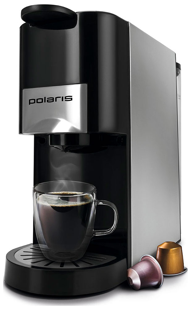 

Кофеварка Polaris PCM 2020 3-in-1, Нержавеющая сталь/черный