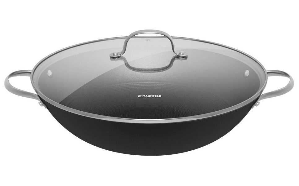 Изображение товара Сковорода из облегченного чугуна Maunfeld Howard 32 см с антипригарным покрытием