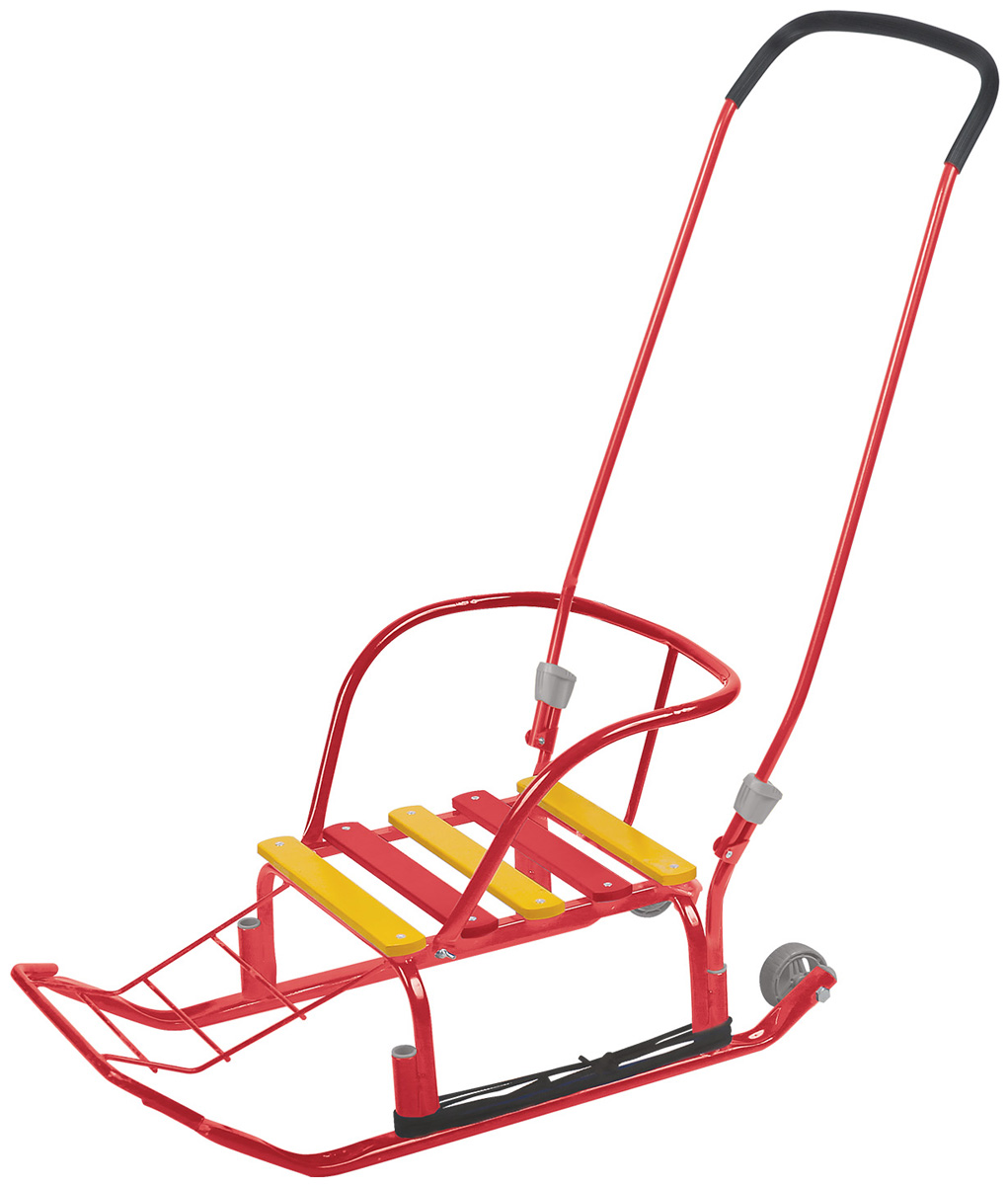 Изображение товара Санки Ника Тимка 3К+, алый (Т3К+/АЛ)