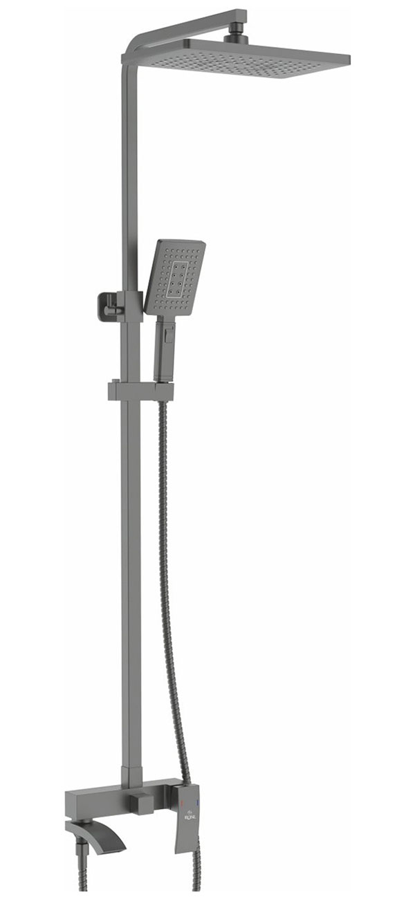Изображение товара Душевая система Rose R15T пепельный матовый современный дизайн