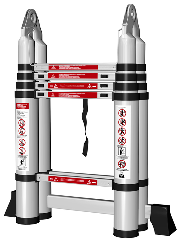 Изображение товара Лестница-стремянка телескопическая Сорокин 32 м (24.27)