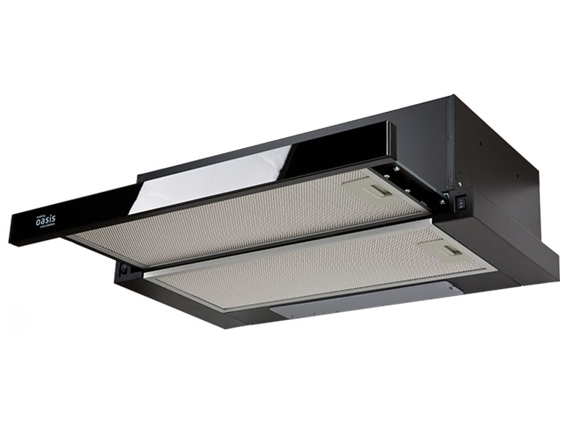 Изображение товара Вытяжка making Oasis everywhere UV-60G встраиваемая телескопическая черная 500 м3/ч