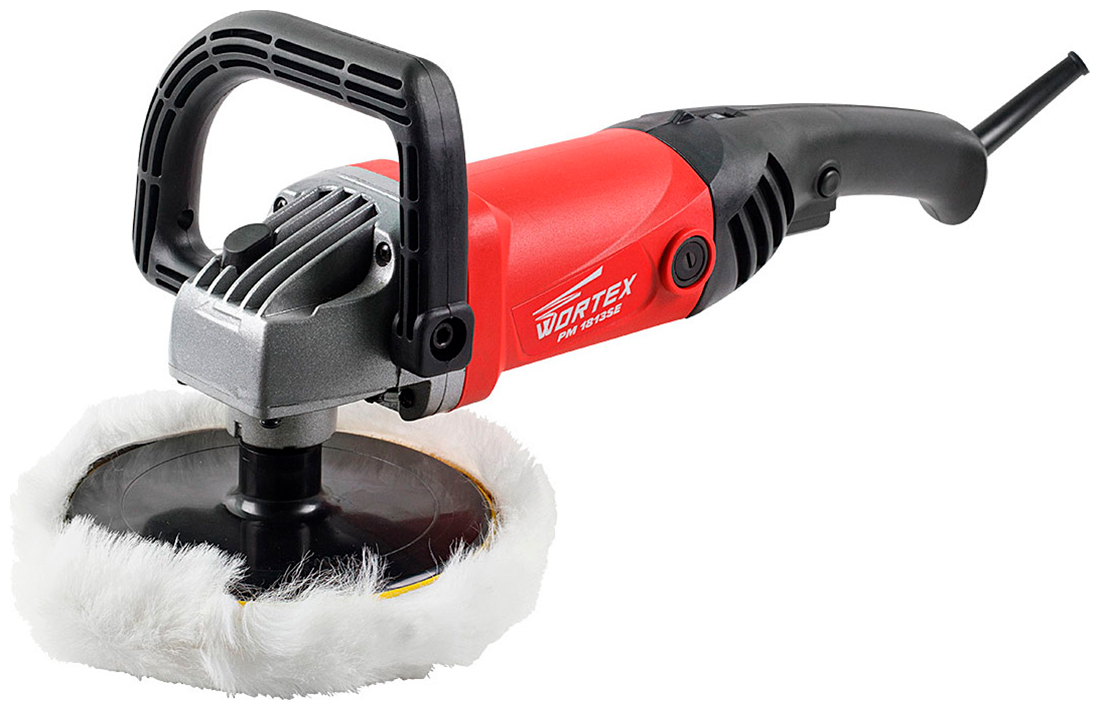 

Полировальная машина Wortex PM 1813 SE в кор. (1300 Вт, 600-3300 об/мин, 180 мм, регул. об., плавный пуск) (PM1813SE0404)