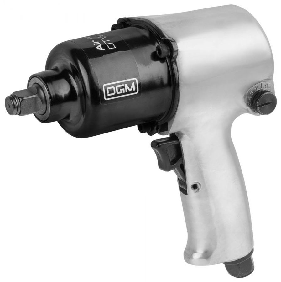 

Пневмогайковерт DGM DTW-7012, 1/2, с лубрикатором и головками