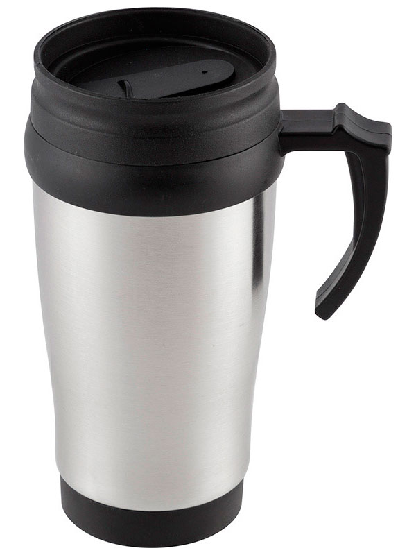 

Термокружка Mallony TEMPO, нержавеющая сталь, 420 мл (074040), Серебристый/черный