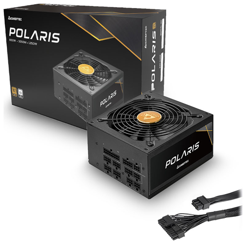 Изображение товара Блок питания Chieftec Polaris 850W ATX (PPS-850FC) GOLD