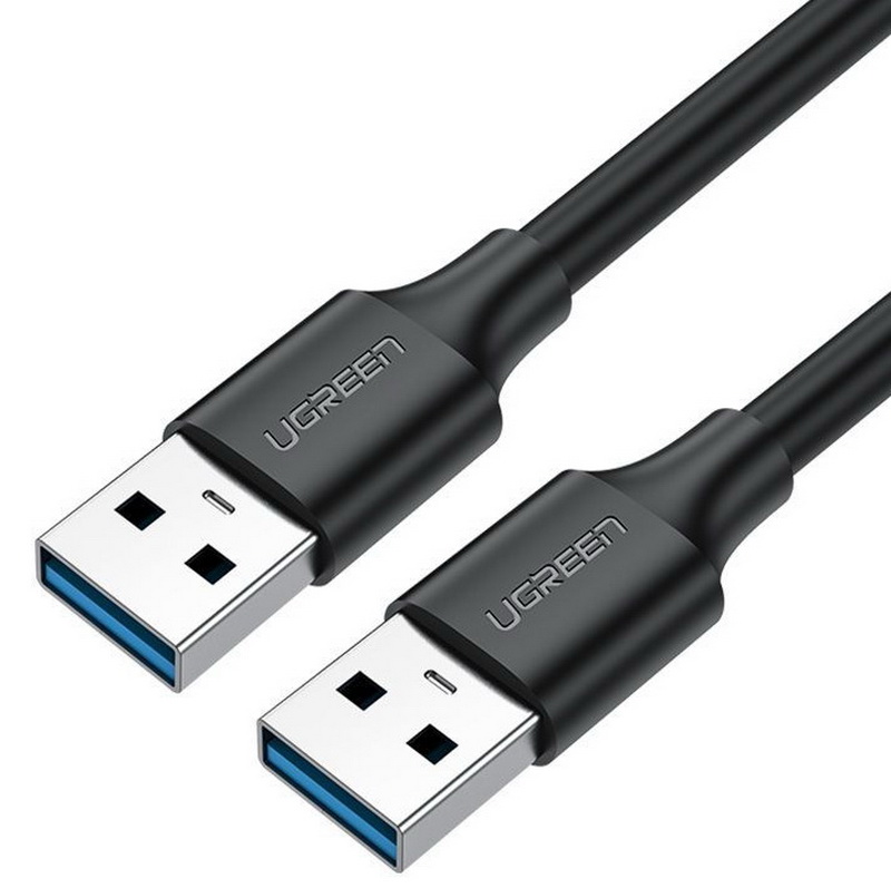

Кабель Ugreen US128 (10369), USB-A 3.0 Male to Male, Черный