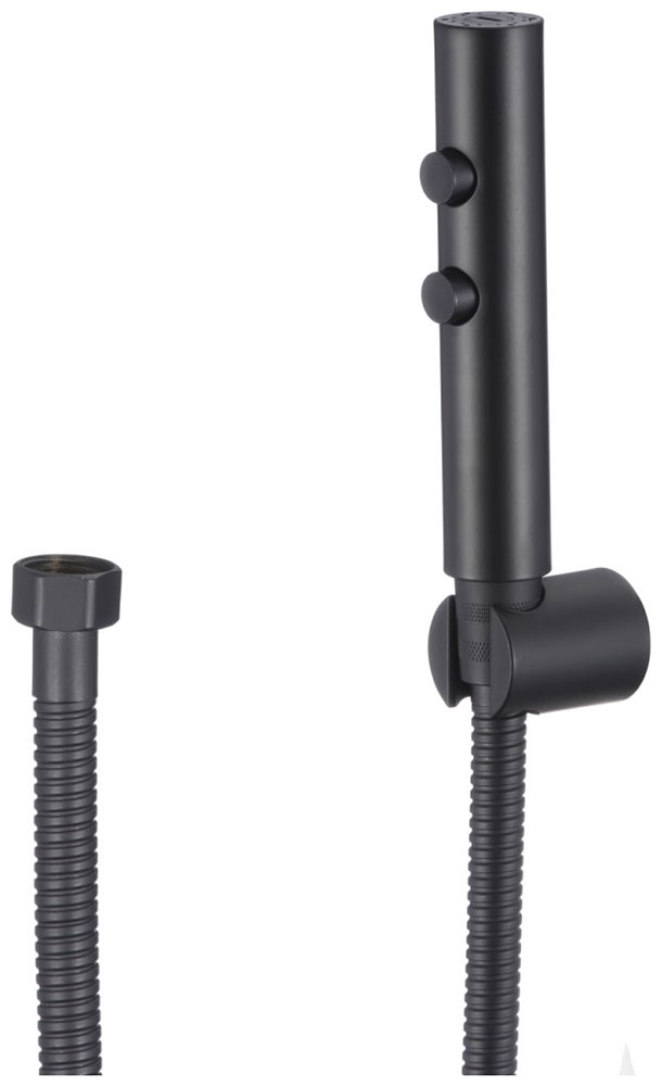 Изображение товара Гигиенический набор D-Lin D61039 черный для биде с держателем и шлангом