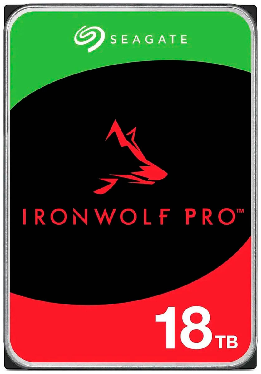 Изображение товара Жесткий диск Seagate 3.5 18TB IronWolf Pro SATA III 7200rpm 256MB (ST18000NT001)