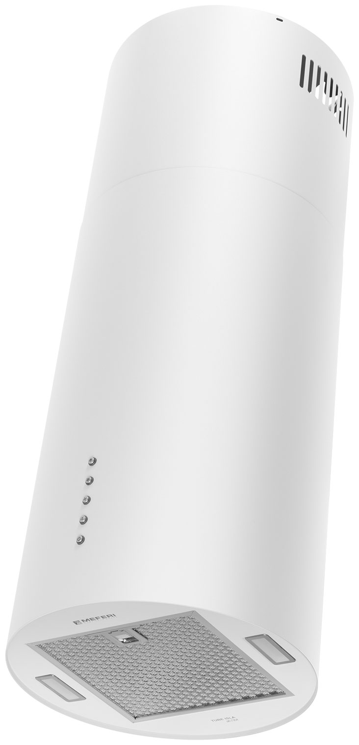 Изображение товара Вытяжка Meferi TUBE35WH ISLA ULTRA белая цилиндрическая для кухни до 40 кв.м