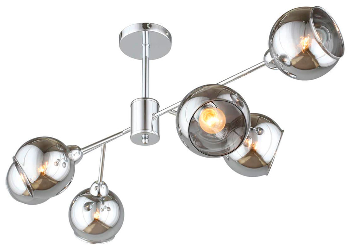 

Люстра потолочная Omnilux Ellera OML-94107-06, Дымчатый