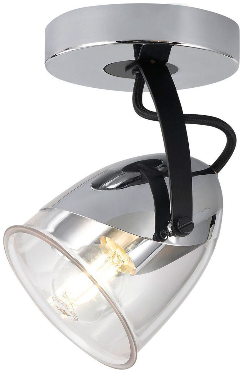 Изображение товара Спот Lussole Loft Antelope LSP-8423 современный точечный светильник хром стекло
