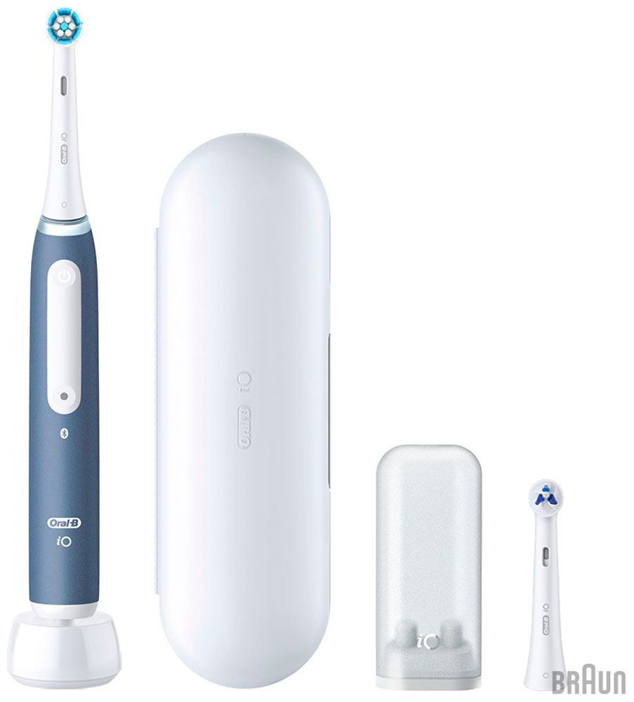 Электрическая зубная щетка Oral-B Oral-B iO 4 My Way Ocean Blue + extra Brush Электрическая зубная щетка Oral-B Oral-B iO 4 My Way Ocean Blue + extra Brush