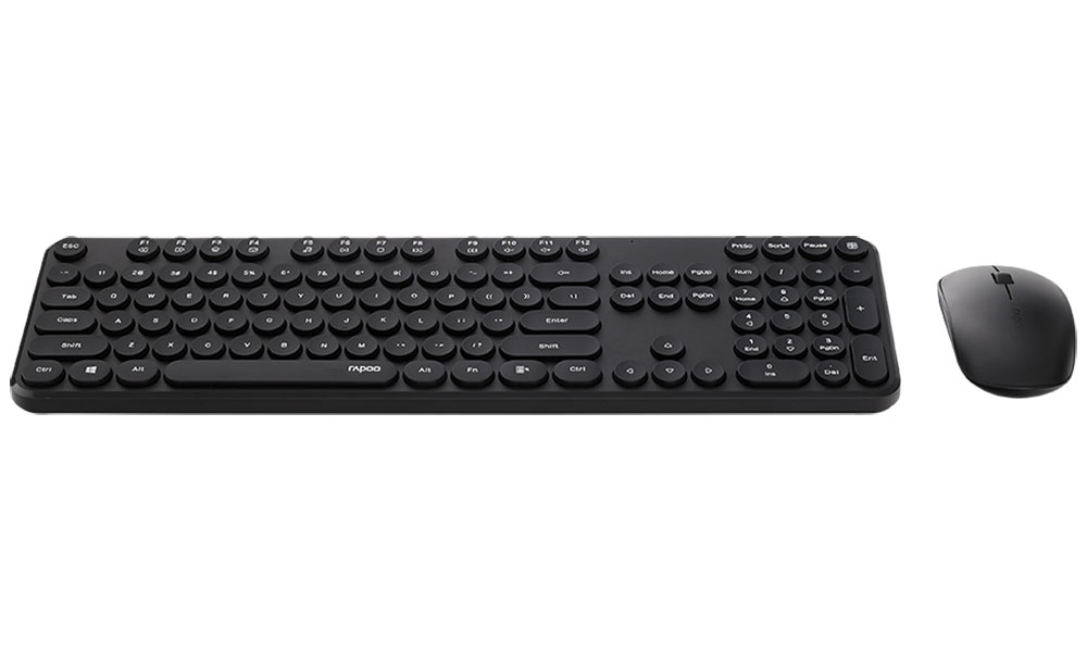 Изображение товара Беспроводной комплект клавиатура и мышь Rapoo X260S черный