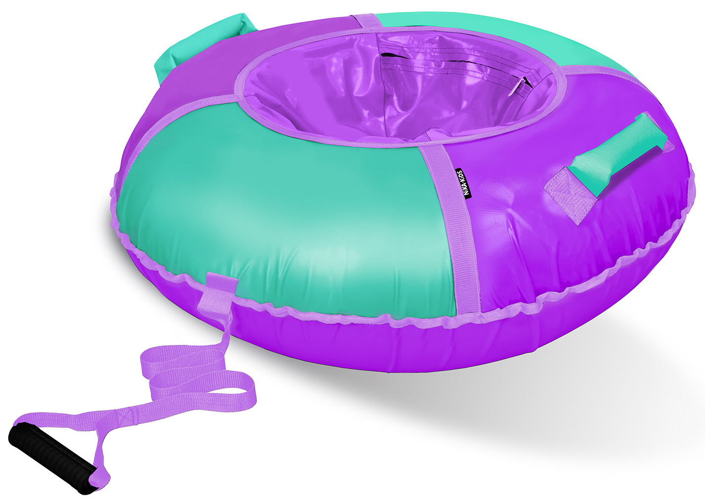 Изображение товара Тюбинг Ника Классик ТБ1К-110 фиолетовый мятный для зимнего отдыха детей