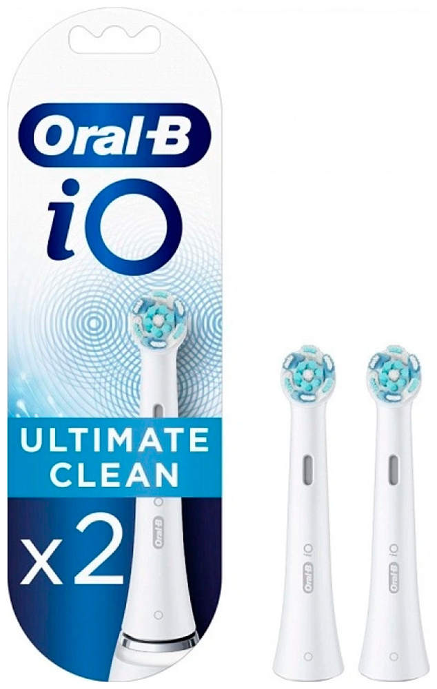 Насадки для зубной щетки Oral-B iO RB Ultimate Clean, 2 шт Насадки для зубной щетки Oral-B iO RB Ultimate Clean, 2 шт