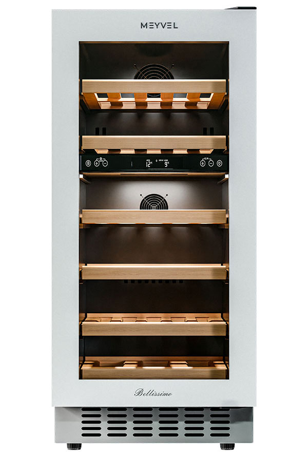 Изображение товара Винный шкаф Meyvel MV28NH-KWT2 с 2 зонами и 28 бутылками