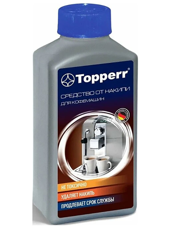Изображение товара Средство от накипи Topperr 500 мл для кофемашин очищение удаление известковых отложений