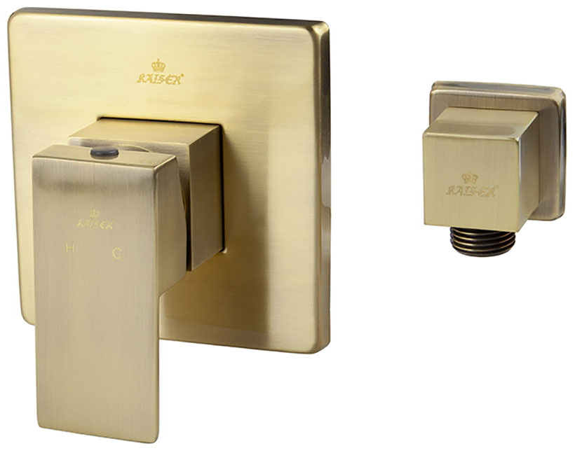 Изображение товара Смеситель для ванной Kaiser Sonat бронзовый скрытый монтаж