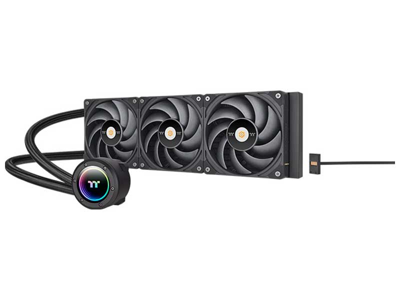 Изображение товара СЖО для процессоров Thermaltake Toughliquid 420 Ex Pro ARGB (CL-W401-PL14BL-A)