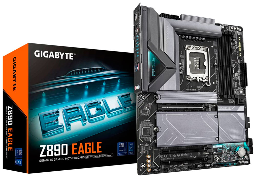 Изображение товара Материнская плата Gigabyte Z890 EAGLE (LGA1851, ATX)