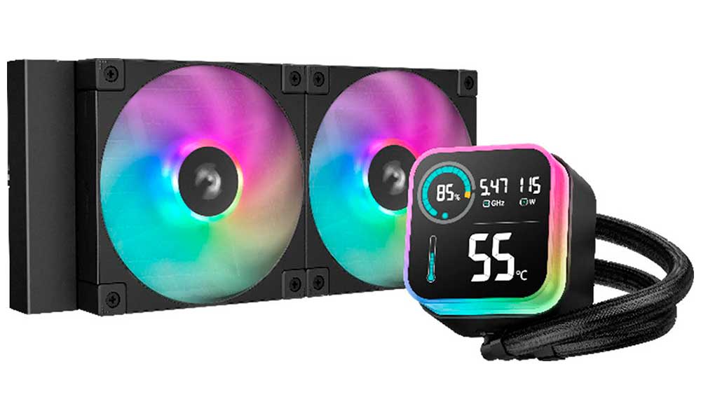 Изображение товара Система жидкостного охлаждения Deepcool LQ240 для процессоров